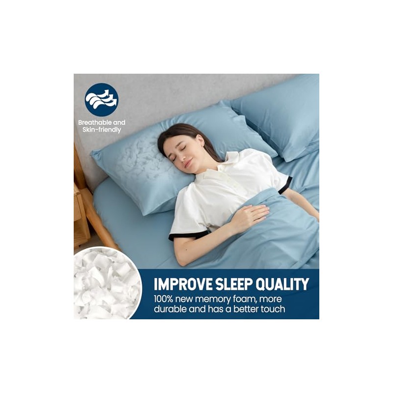 COSNIGHT Bean Bag Filler, 20lbs Shredded Memory Foam Filling, Soft