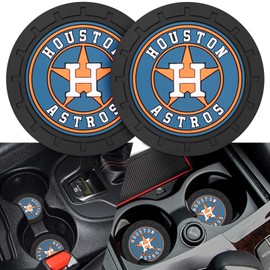 2PCS Car Cup Holder Coaster,Auto Cup Holder Insert Coaster for San Francisco Giants Baseball Fans, Non-Slip Car Drink Holder Mat, Interior Accessories, SF Giants