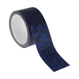 X AUTOHAUX Pinstripe Tape 30mmx8.5m Forging Pattern Car Stripes Pinstripe Decals for Car Motorcycle and Boat Racing Stripes DIY Stickers Matte Blue 1 Pcs