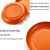 YUNSHENGFANGDM Wheat Straw 9 Inch Dinner Plates, 4 Pack Sturdy