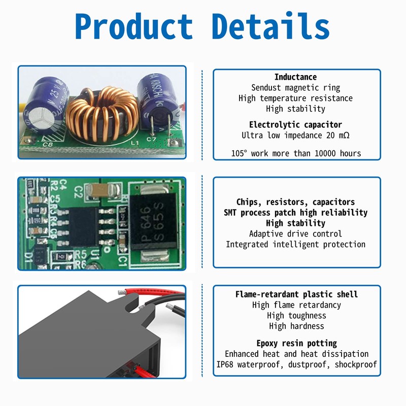 24V to 12V Step Down Converter 15~40Vdc to 12Vdc 0~4A