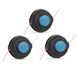 GRAND ORANGE T25 Trimmer Head 3PCS Compatible with 122L 124C 124L 125C 125L 125LDX 128C 128CD 128L 128LD 128LDX 128R 128RJ 223L 223R 322C 323C 325C 325CX 326C Black T25 966674401, 537338310