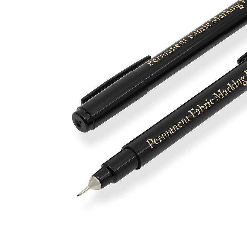 Dritz 3087 The Fine Line Permanent Fabric Marker, Black, 8.5