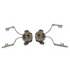 2Pcs Suspension Headset Bracket Helmet 19‑21mm Rail Adapter Rotatable Headphones
