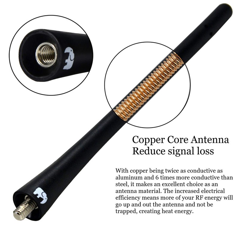 ONE250 7" inch Flexible Antenna, Compatible with Nissan - Frontier