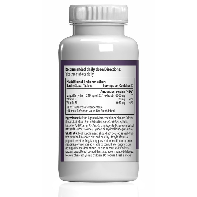 Maqui Berry Supplement 6000mg | with Vitamin C | Supports
