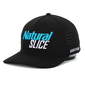 Bogey Bros Natural Slice - Funny Golf Hats – Novelty Golf Hat for Golfing & Sport, Breathable Golf Snapback Hats for Men & Women, Golf Cap with Novelty Designs, Sweat & Stain Resistant