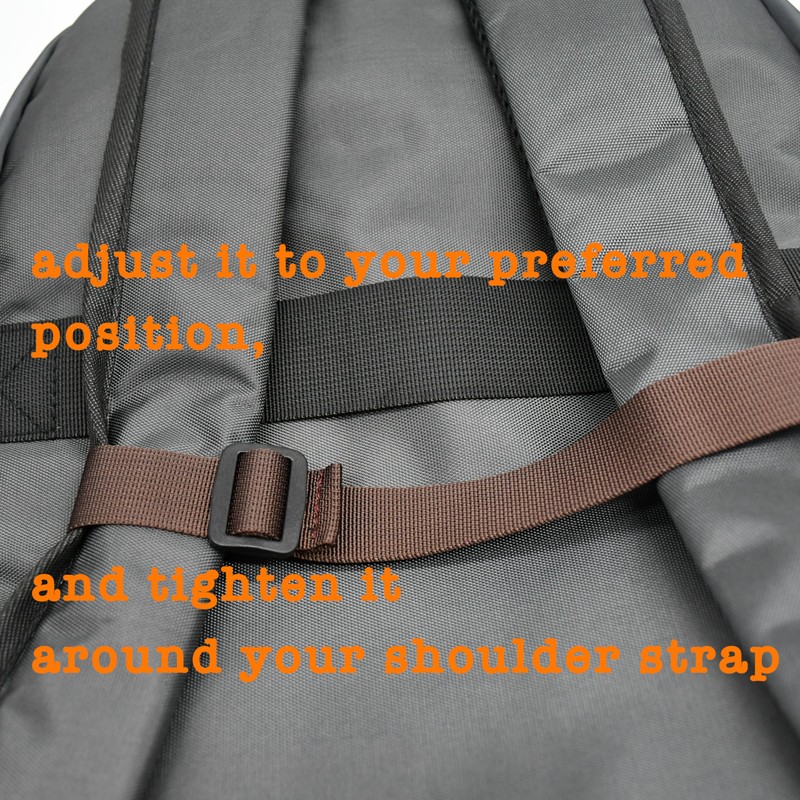 Backpack Chest Strap, Universal Add on Adjustable Sternum Strap, School