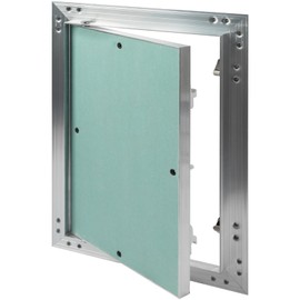 ECOPRO VENT 8" x 12" Inch Aluminum Drywall Access Panel - Service Shaft Door - Plumbing, Electricity, Heating, Alarm Wall Inspection hatch for Drywall - Bathroom Service Access Hole Cover