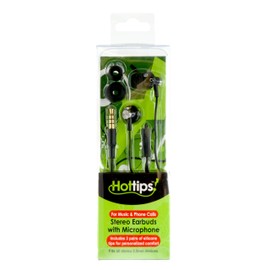 Hottips! Microphone & Stereo earbuds with Remote, 1Count