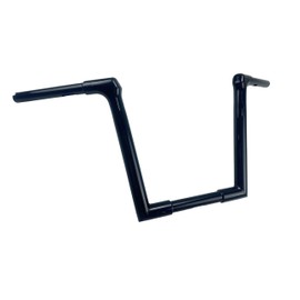 New Black 12" Rise Straight Ape Hangers Handlebars 1.25" Diameter Tubing Universal Fit for Harley Softail Fat Boy Breakout Dyna Sportster Touring Road King