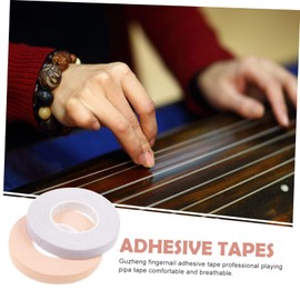 LALAFINA 2pcs Guzheng Nail Tape Pipa Finger Protector Fingernail Guitar Tapes Guitar Breathable Tapes Cotton Nail Tape Soft Finger Nail Accessories Pipa Finger Tapes Pure Cotton Major Blush