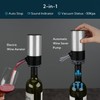 KITCHENDAO Rechargeable Electric Wine Aerator Dispenser and Wine Saver Pump,