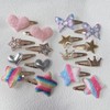 Hair Clips for Girls - 8 Pairs of Flower, bow,