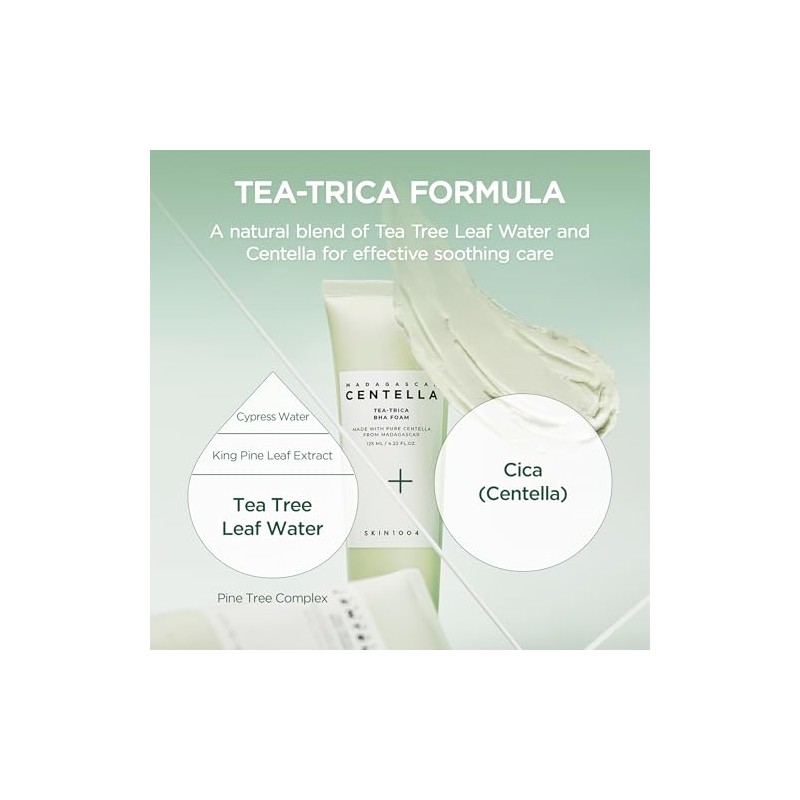 SKIN1004 Madagascar Centella Tea-Trica BHA Foam 125ml
