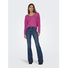 ONLY Women's Onlrica Life L/S V-Neck Jumper KNT Noos, Raspberry