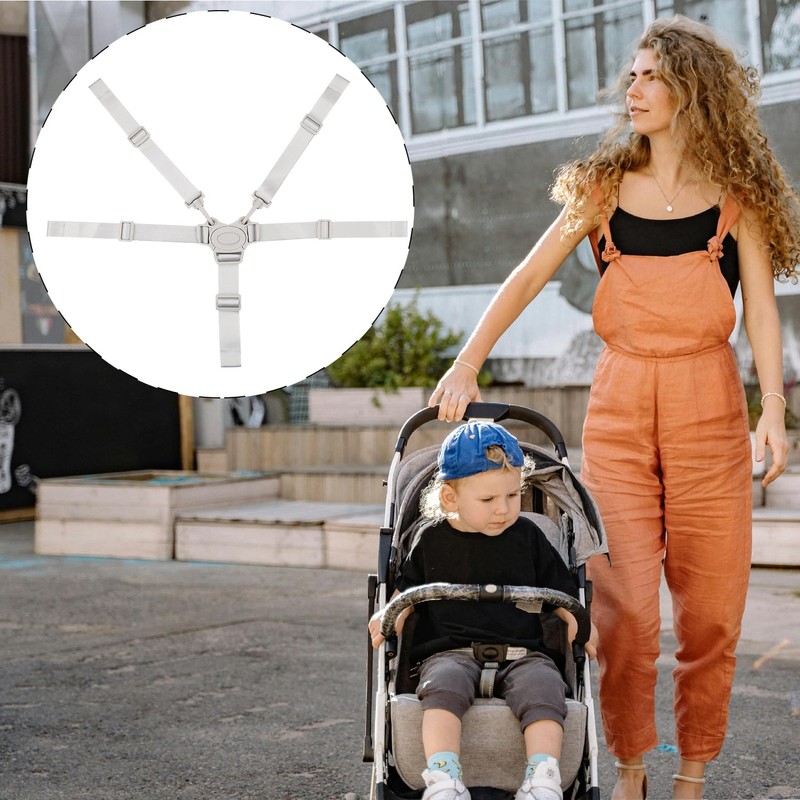 Tabanzhe Universal High Chair Harness - Adjustable 5 Point Harness