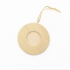 LWR CRAFTS Wooden Mini Round Photo Frame Pack of 12