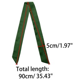 Allegra K Women's Scarf, Solid, Long, OL, Fashion,, green