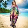ZaisuiFun Beach Dress Women's Summer Long Kaftan Maxi Dress Boho