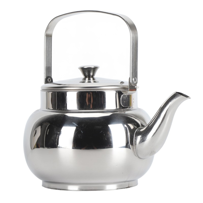 Stainless Steel Teapot with Removable Filter Metal Tea Kettle Coffee
