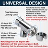 Shower Head Holder All Metal, Brass Adjustable Shower arm Bracket