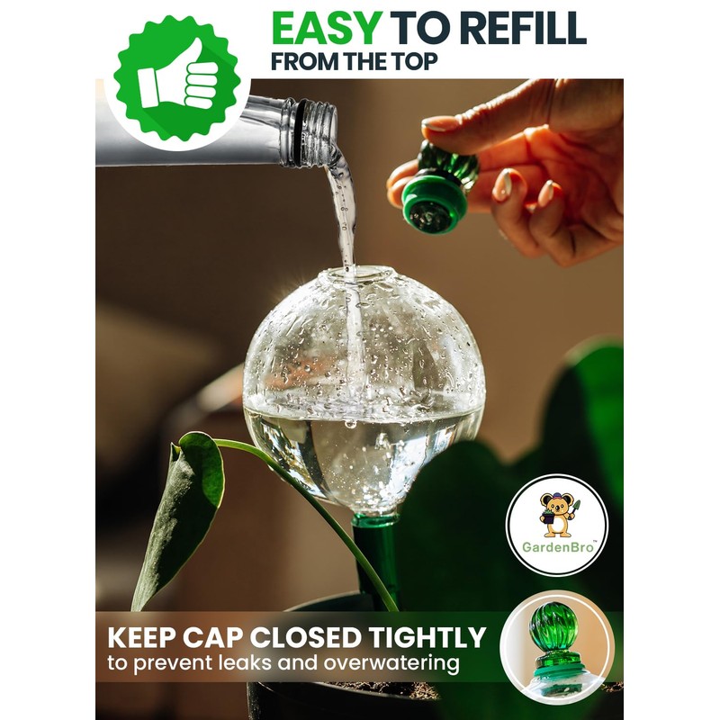 3pcs 16 Oz Plant Watering Globes for Indoor Plants with