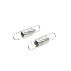 Hihaha 2pcs 6cm Length Silver Tone Brake Pedal Return Spring for Motorbike Durable Material
