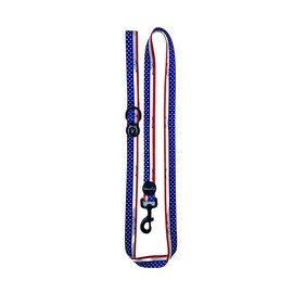ShawnCo Dream Walk Dog Leash- Premium, Nylon Pet Leash with Soft Neoprene Handle for Small, Medium and Large Dogs (Stars and Stripes, Small)