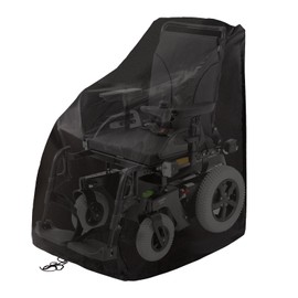 Copertura impermeabile per sedia a rotelle e custodia protettiva in tessuto Oxford 210D, misura universale, 115 x 65 x 90 cm, pieghevole e antipolvere, con protezione da pioggia e vento, per interni