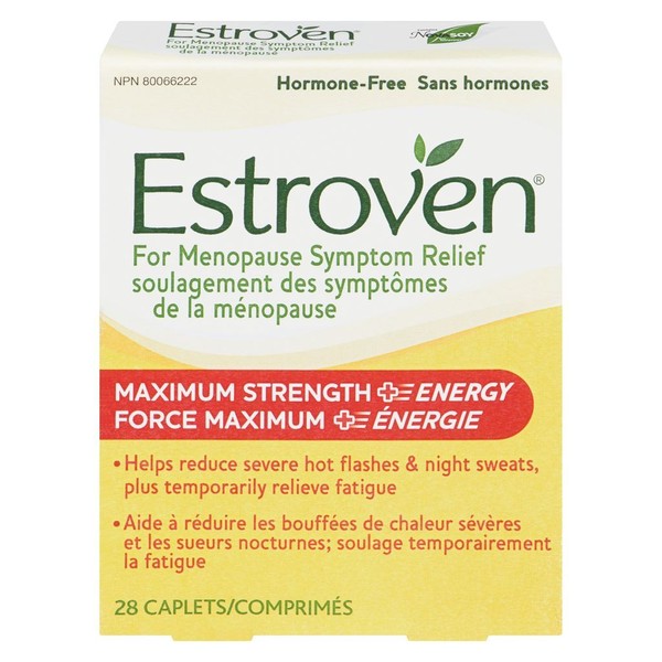 Estroven MENOPAUSE SYMPTOM RELIEF, Maximum Strength + Energy / 28PK