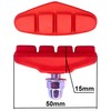cyclingcolors 4 x Bicycle Brake Shoes 50 mm for Road