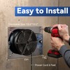 Abestorm 540CFM Crawlspace Ventilation Fans IP-55 Grade Basements Vent Fan