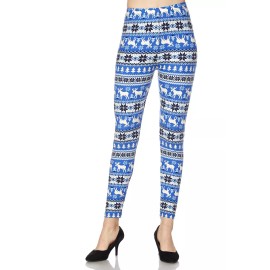 TC Collection ONE SIZE Buttery Soft Always Brushed Christmas Leggings TC/O536