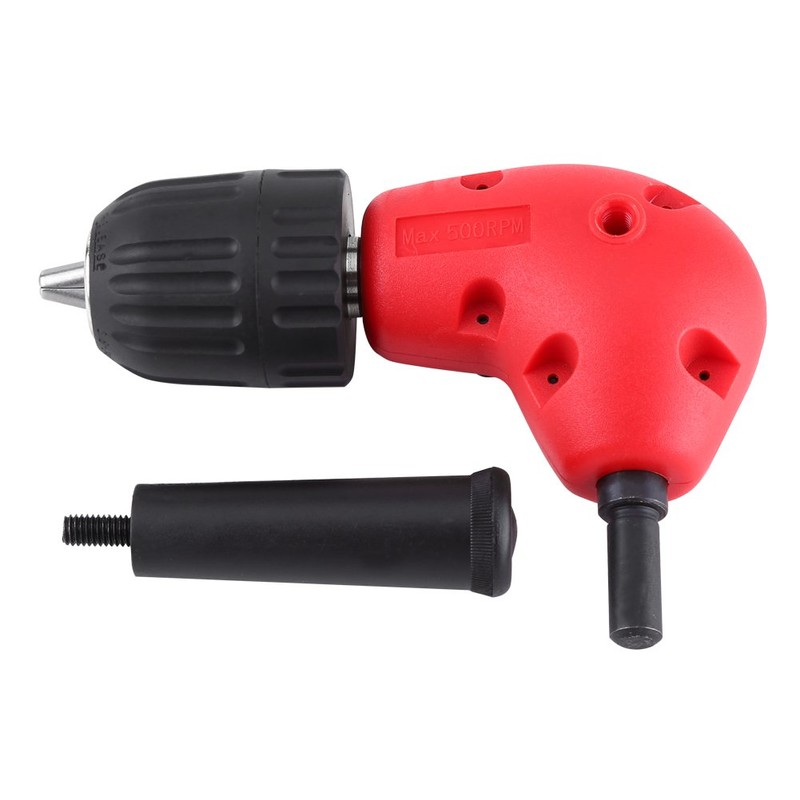 9.5mm Right Angle Adapter 90 Degrees Electric Drill Attachment Round