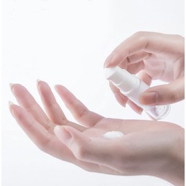 ericotry 6Pcs 15ml Airless Pump Bottles Travel Bottles for Toiletries Leak Proof Travel Size Lotion Pump Bottles Cosmetic Containers for Cream Foundation Essence Shampoo