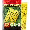 Fruit Fly Trap (20 Pack), Double-Sided Yellow Sticky Traps (Indoor
