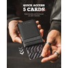 DUGRAFT Slim Card Holder for 10 Cards with Aluminum POP