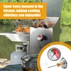 5070 Fryer Thermometer Replacement for Bayou Stainless Steel Tempered Dial,