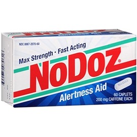 NoDoz Max Strength Alertness Aid Caplets 60 ea (Pack of 3)