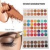 Beauty Glazed 63 Colors Pearlescent Matte Eyeshadow Eye Cosmetics Makeup