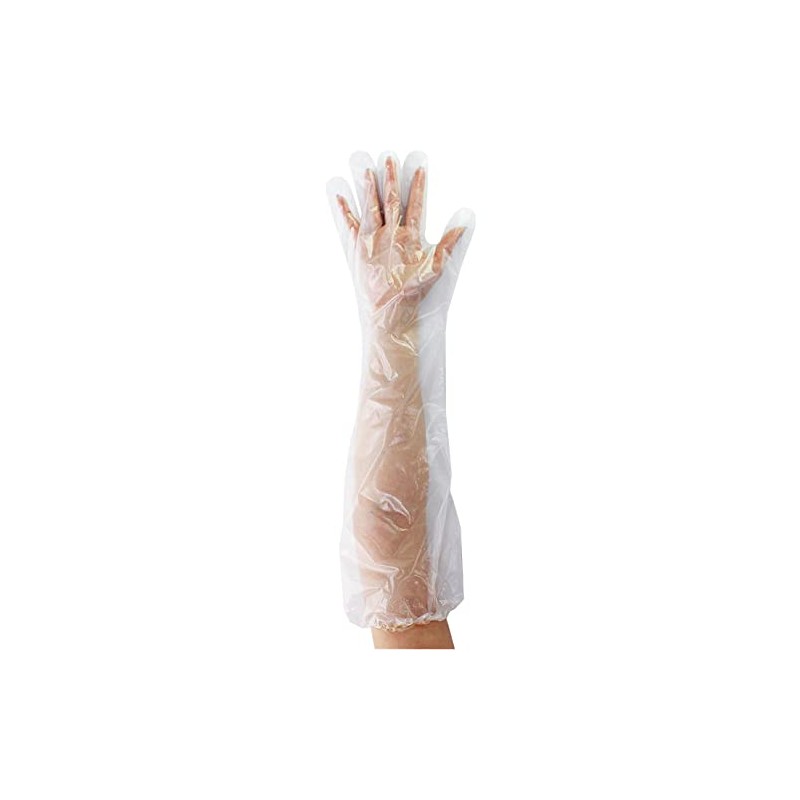 White Max Guard Max Long with Elastic Cuffs, Natural, 30