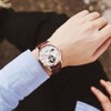 OCHSTIN Man Fashion True Leather Watch Wristwatch Automatic Mechanical Watch
