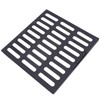 DOONARCES 19.7x19.7'' Outdoor Drain Cover Black Cast Iron Drain Grate
