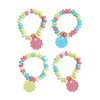 Candy Flowers - 24 Hibiscus Flower Shaped Candy Bracelets Individually