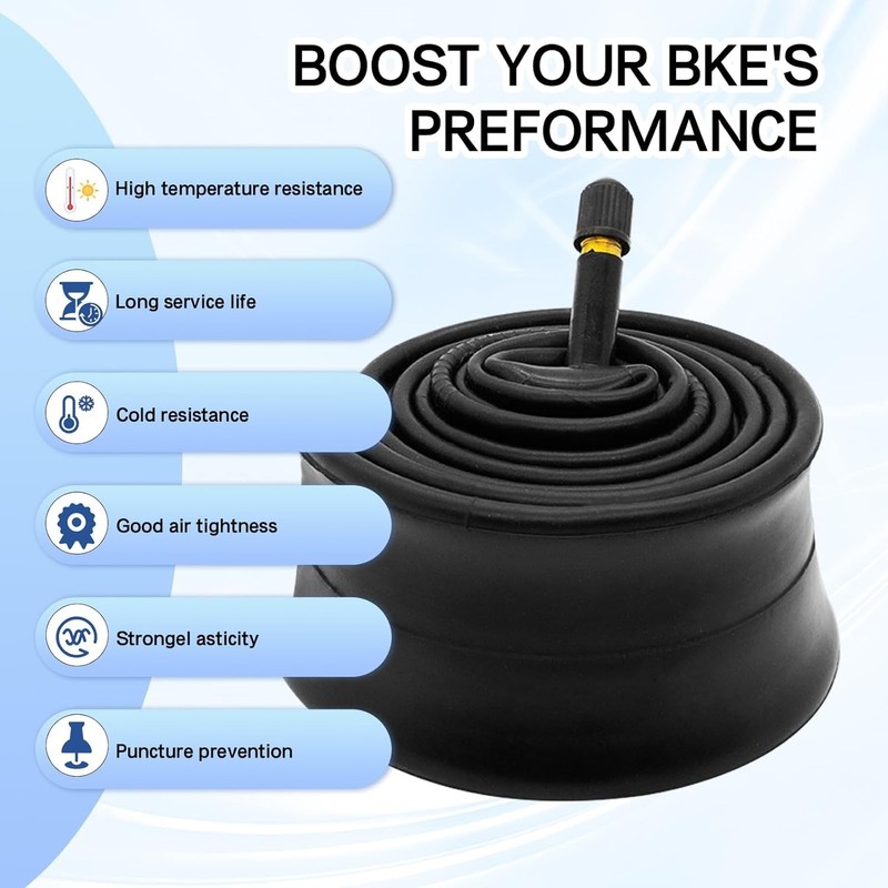 (2-Pack) 26x2.125/2.40 BicycleTubes 26x2.125/2.35/2.4 Bike Tubes