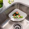 Better Houseware Triangular Kitchen Sink Drain Basket for Food, Sink