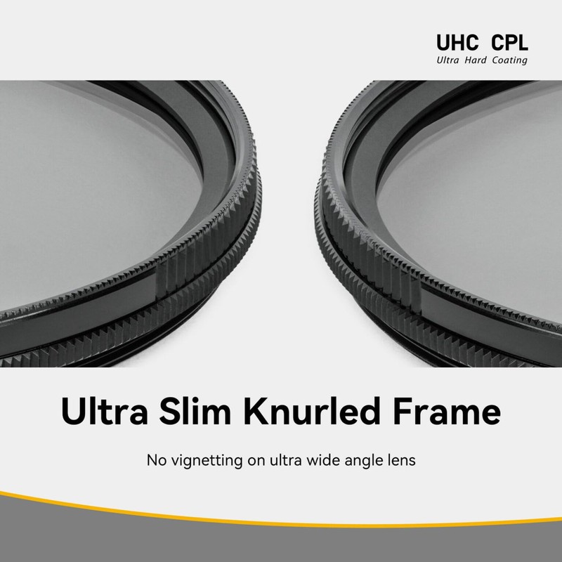 NiSi UHC CPL Filter 77 mm Circular Polarising Filter with