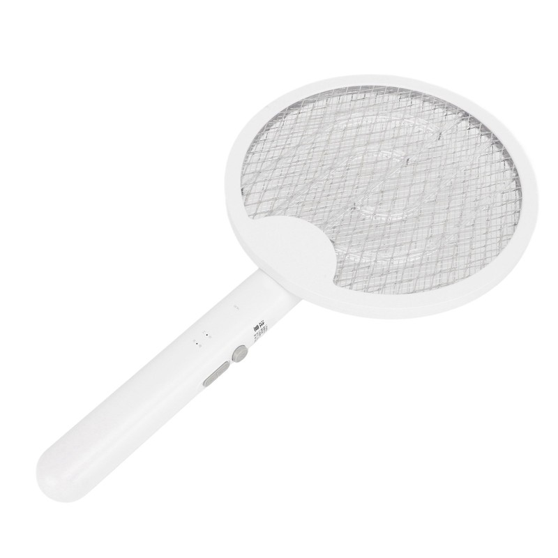2 in 1 Electric Fly Swatter Rotatable Fly Killer Light