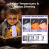 VAVOFO USB Rechargeable Book Light, Blue Light Blocking, Amber Clip